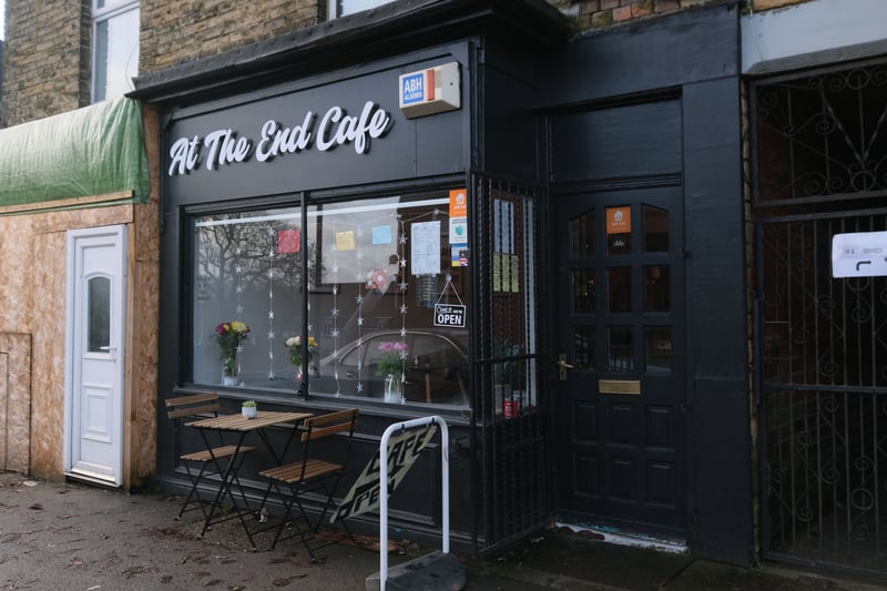 The cafe is doors away from The Old Grindstone pub. The pair have plans to repaint the exterior. 