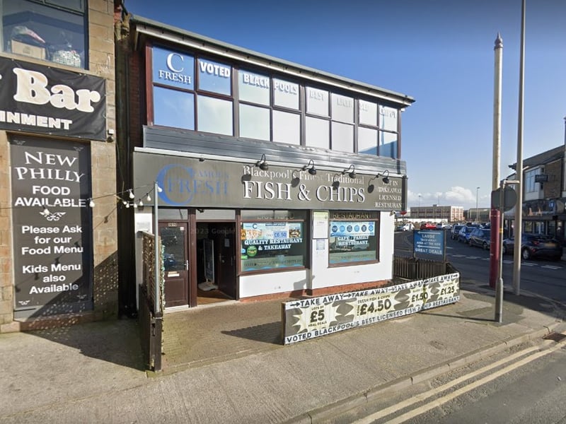 Foxhall Road, Blackpool, FY1 5BL | 4.5 out of 5 (718 Google reviews) | "Great fish restaurant with a cracking menu and really good service."