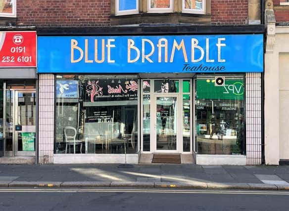 The Blue Bramble Teahouse is on the market for offers in excess of £22,500. Photo: Rook Matthews Sayer (via Rightmove).