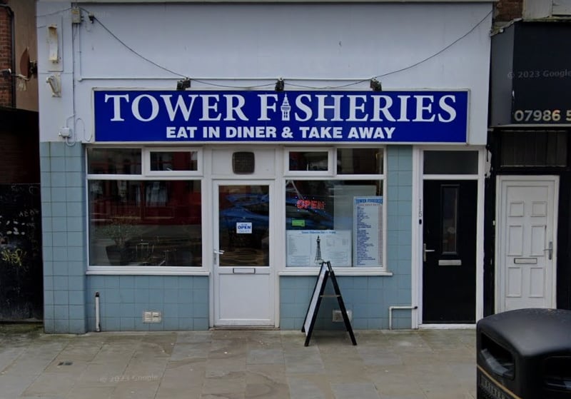 Ian Stanworth: "Tower Fisheries on Topping Street Blackpool."