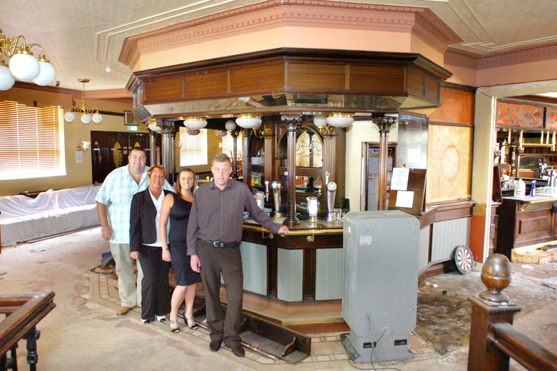 The new owners of The Alexandra pub were pictured in the building in 2009. 
They are, left to right David Atkinson, Janette Atkinson, Leanne Maughan and Kevin Atkinson.