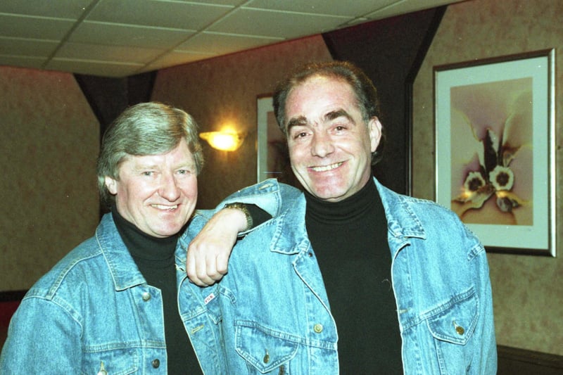 Tom Lewis and Brian Chapman were pictured in the Alexandra in 1995.