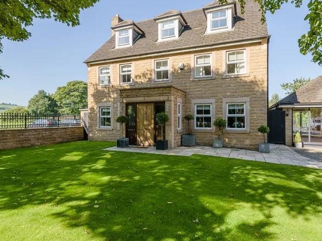 This six bed mansion is equally as grand as the street name "Sandringham Place" would infer. (Photo courtesy of Whitehornes Estate Agents)