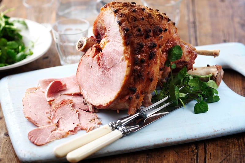 Forget Turkey, Roast Ham may be the greatest of all time when it comes to Christmas dinner. My dad used to use the bone from a ham hock to make this incredible soup for a starter too, which always went down a treat.