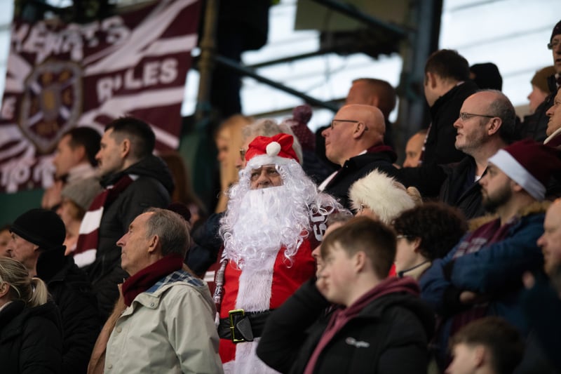 Did you know Santa is a Hearts fan?