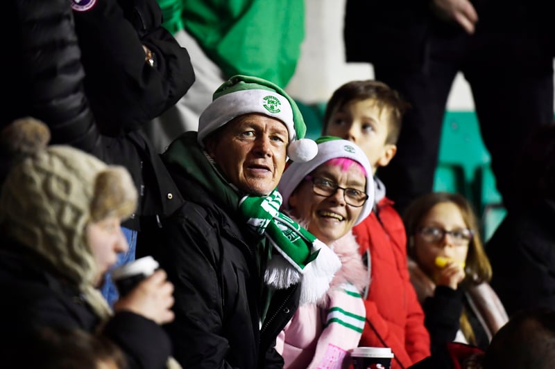 We take a look at some festive Hibs photos from over the years.