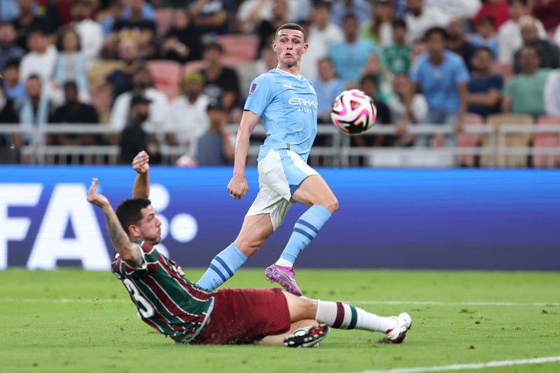 His driving runs through the middle proved difficult for Fluminense to deal with. Foden played his part in two of the four goals and linked well with Alvarez.