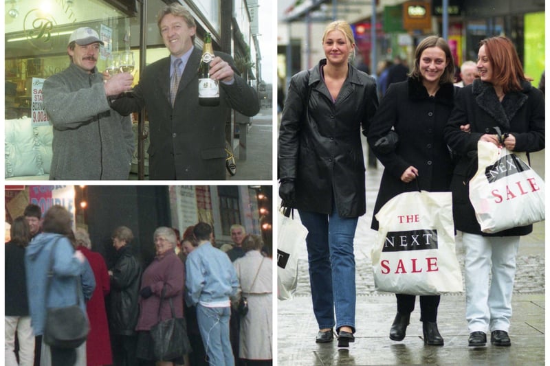 Busy times in Sunderland for shoppers in the 1990s.