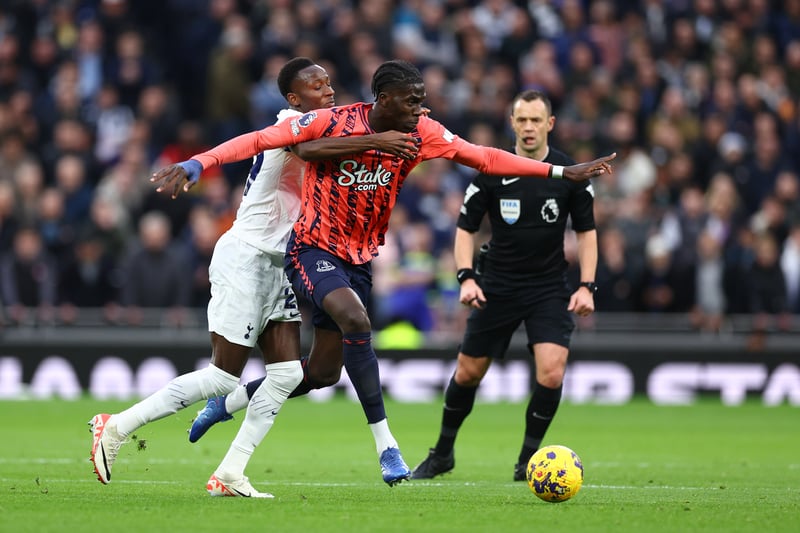 Allowed Pape Matar Sarr away from him too easily for the opening goal. Everton needed more from him throughout in the  and he was booked for a cynical foul. Subbed. 