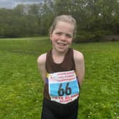 Martha Mackenzie, aged 10, is taking her love for cross country to the road as she raises money for Sheffield Children's Hospital