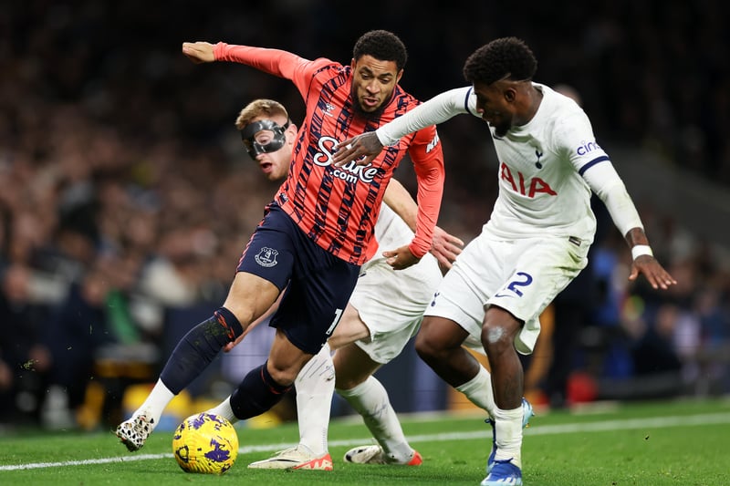 Gave Spurs real problems but just can't find the finish on several occasions, including his late effort not going over the line by millimetres.