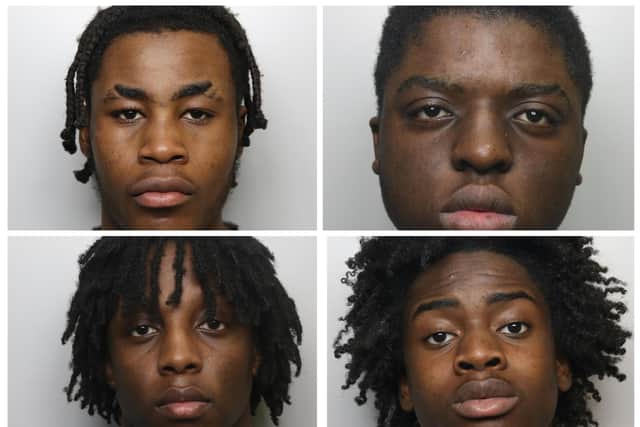 Karl Belinga, Paul Mbwasse, Karlson Ogie and Brandon Paradzai were each sentenced for their involvement in the killing of Trust Gangata.

17-year-old Trust was stabbed to death by Belinga, Mbwasse and Ogie while at a party in Armley on March 19 this year. The three men were driven to the party by Brandon Paradzai, who was sentenced to 16 years at a young offenders institute for manslaughter.

Belinga had been at the party earlier in the evening and had gotten into a fight with another man. He then recruited the other three men before going back to get retribution.

The three men then went into the house and attacked Trust, having mistaken him for the man that Belinga had been in a fight with earlier. They chased him around the house and into the kitchen, where the court heard they stabbed him 14 times in front of terrified onlookers, some as young as just 15-years-old.

Mbwasse, 19, of Walpole Road, Huddersfield; Belinga, 19, of Brendon Walk, Bradford and Ogie, 19, of Bierley House Avenue, Bradford, were each sentenced to life imprisonment for murder, for which they will each serve a minimum term of 23 years before being considered for release.

Paradzai was sentenced to 16 years at a young offender’s institute and will serve two thirds before being considered for release.