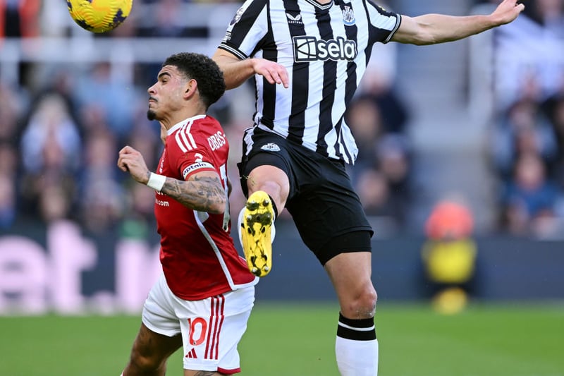 Brought the ball forward well and helped Newcastle get on the front foot during their best spell of the game but couldn't keep it up once Forest found an equaliser. 