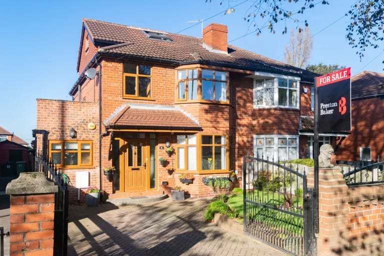 A five bedroom semi-detached home on the Cross Gates Ring Road is for sale with Preston Baker for £425,000.