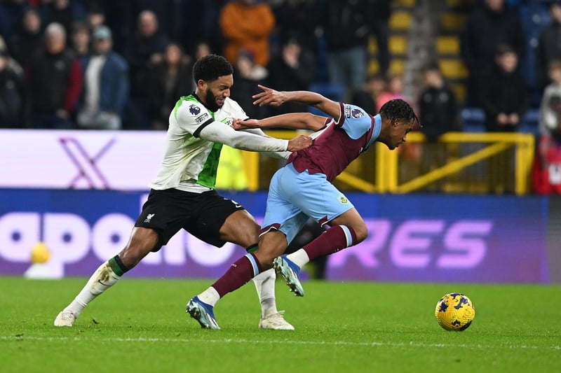 Solid defensively and got forward, with his pressing high up the pitch putting Burnley under pressure in the first half. Did well after the break. 
