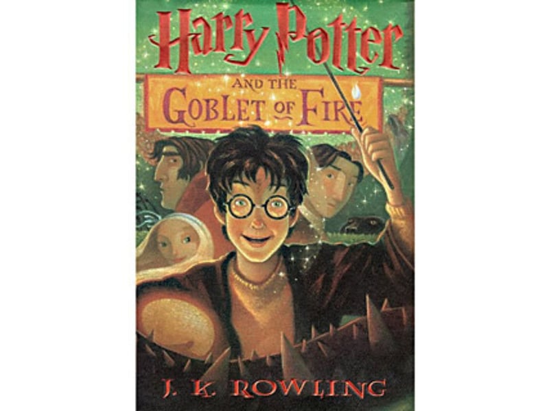 The fourth book in the Harry Potter epic is the second most read of the year. "The Triwizard Tournament is to be held at Hogwarts. Only wizards who are over seventeen are allowed to enter - but that doesn't stop Harry dreaming that he will win the competition. Then at Hallowe'en, when the Goblet of Fire makes its selection, Harry is amazed to find his name is one of those that the magical cup picks out. He will face death-defying tasks, dragons, and dark wizards, but with the help of his best friends, Ron and Hermione, he might just make it through - alive!"