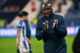 Huddersfield Town manager Darren Moore saw his side pick up a big win against Blackburn Rovers on Boxing Day. Picture Jonathan Gawthorpe