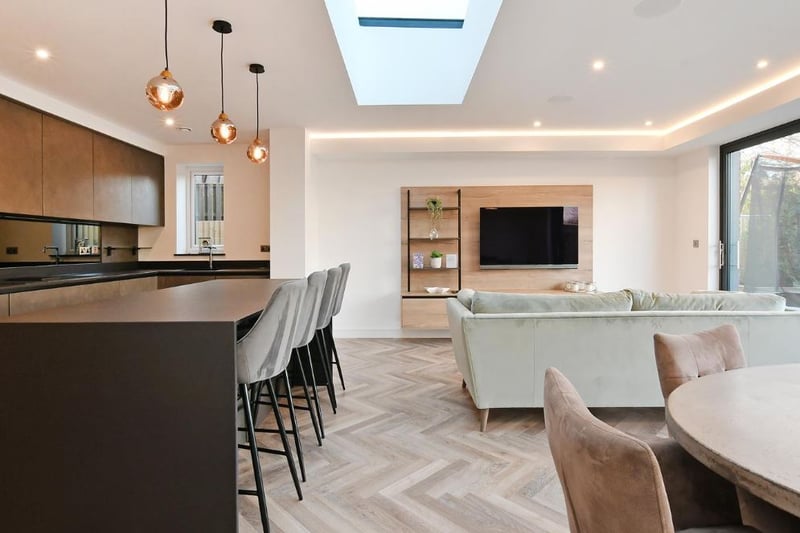 It has been designed with the environment in mind, with  low energy LED lighting, triple glazed windows, and solar thermal heating. (Photo Spencer Estate Agents)