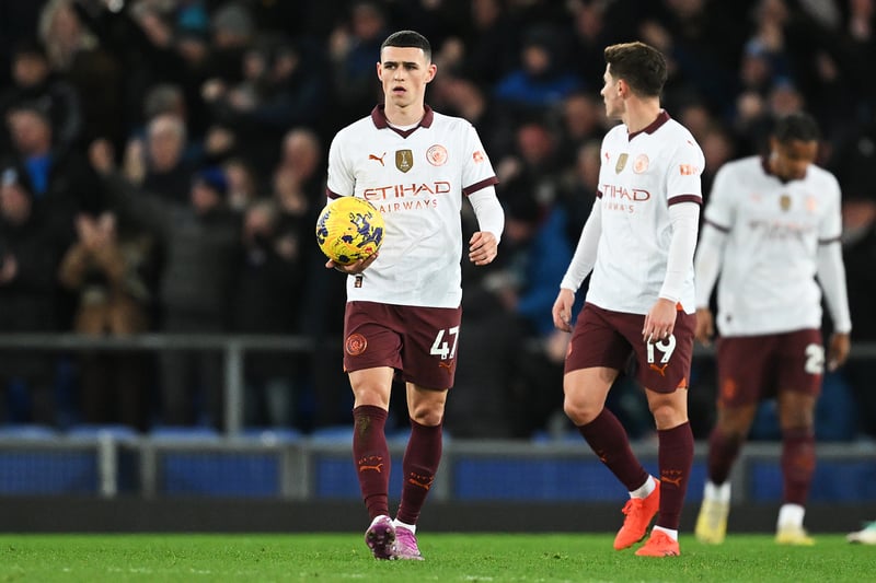 Excellent in the second half with his driving runs through the middle of Everton. Playing centrally, he was City's standout performer and netted a sublime strike at the start of the second half.
