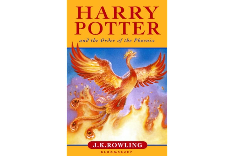 The popularity of J.K. Rowling's boy wizard shows no sign of waning - all seven of the Harry Potter books are in the top 10, led by the fifth in the series. "Dark times have come to Hogwarts. After the Dementors' attack on his cousin Dudley, Harry Potter knows that Voldemort will stop at nothing to find him. There are many who deny the Dark Lord's return, but Harry is not alone: a secret order gathers at Grimmauld Place to fight against the dark forces. Harry must allow Professor Snape to teach him how to protect himself from Voldemort's savage assaults on his mind. But they are growing stronger by the day and Harry is running out of time..."
