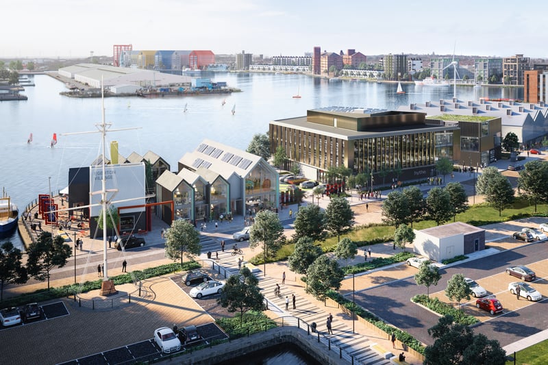 This is what Wirral Waters might look like in the future.