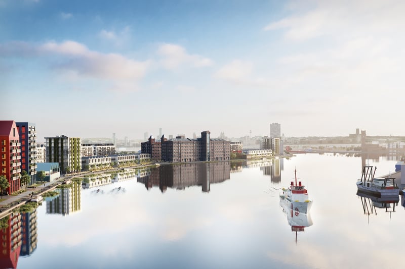 This is how one section of Wirral Waters might look in the future.