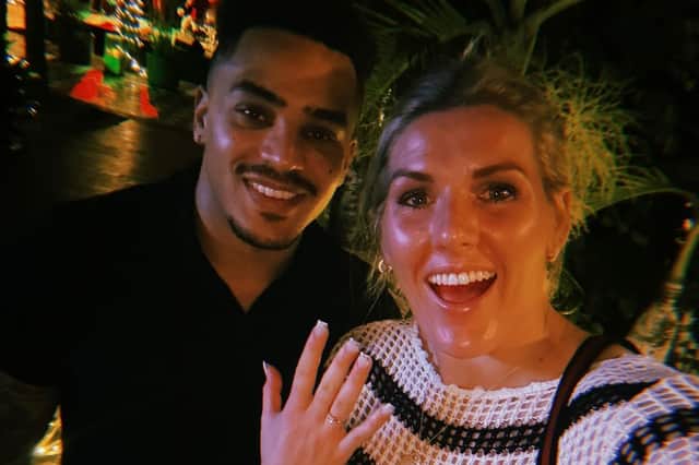 Lioness Millie Bright, former player of Sheffield United, has revealed her stunning ring after a 'beautiful' proposal from beau Levi Crew. (Instagram: mbrighty04)