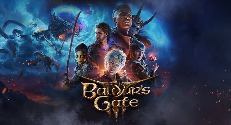 The final podium place goes to Baldur's Gate 3 - "a story-rich, party-based RPG set in the universe of Dungeons & Dragons, where your choices shape a tale of fellowship and betrayal."