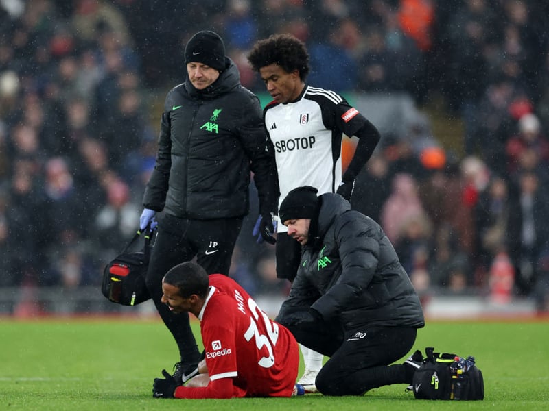 Matip has been ruled-out for most, if not all, of the season after rupturing his ACL against Fulham.