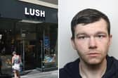 Connor Francis-Stock, aged 24, of no fixed address, has been jailed for theft offences from Sheffield stores, including Lush, JD Sports and HMV.
