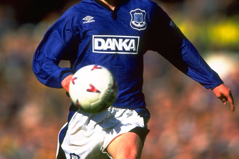The Liverpudlian was only 18 starting for Everton at the time, but he went onto to play over 100 times across a five-year-spell at the club before departing for Rangers.