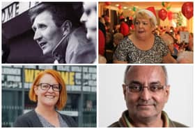 Sheffield names in the New Years Honours List 2024 include (clockwise from top left) football manager Howard Wilkinson, 'Mrs Christmas' Gloria Stewart, Peak District's champion Zahir Hamid and Chief Executive of Sheffield College Angela Foulkes.