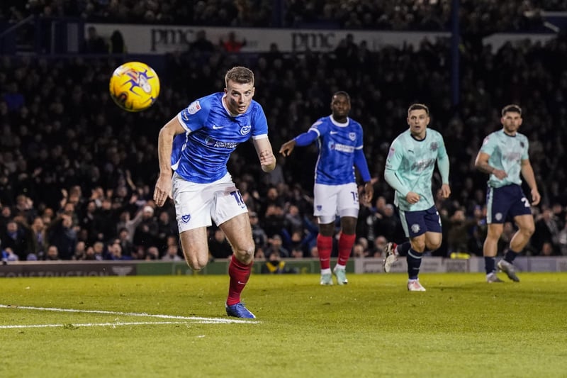 What a signing the former Burton man is proving to be. Was Pompey's man-of-the-match against Bristol Rovers as he showed his capabilities at both ends of the pitch at the Memorial Stadium.
