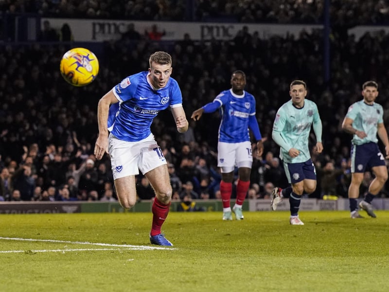 What a signing the former Burton man is proving to be. Was Pompey's man-of-the-match against Bristol Rovers as he showed his capabilities at both ends of the pitch at the Memorial Stadium.