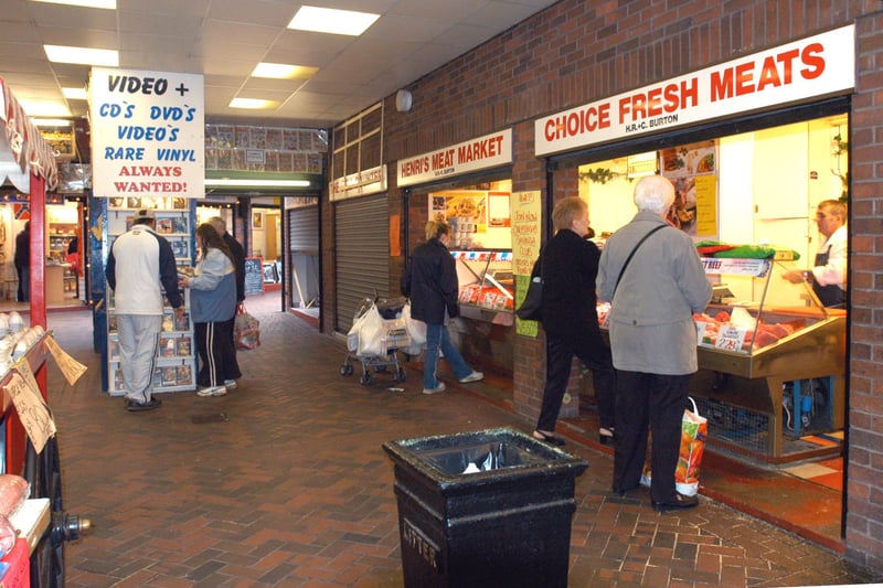 Plenty of choices for these shoppers in Park Lane in 2004.