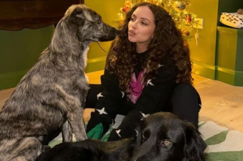 Little Mix star Jade Thirlwall spent Christmas with her family, including her two adorable dogs.