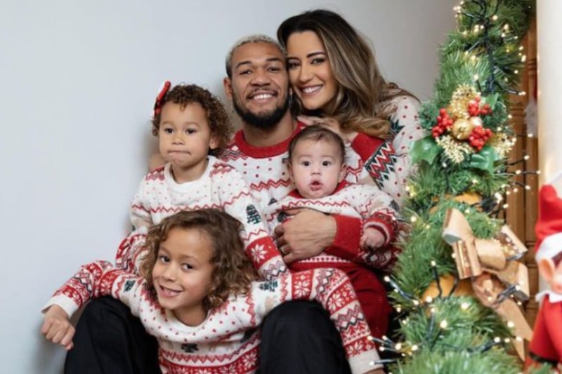 Newcastle United star Joelinton shared an adorable image of his family at Christmas.