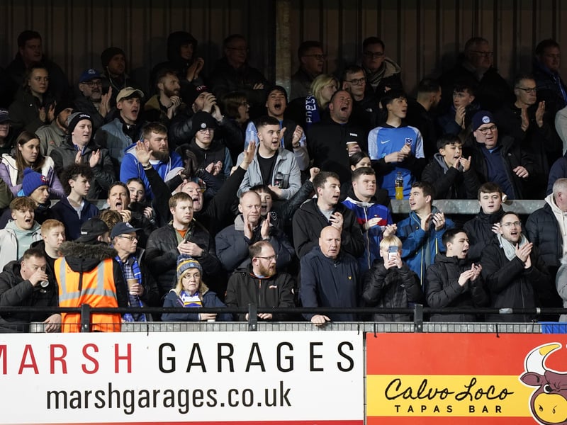 As always, the travelling Fratton faithful made themselves well and truly heard at St James Park