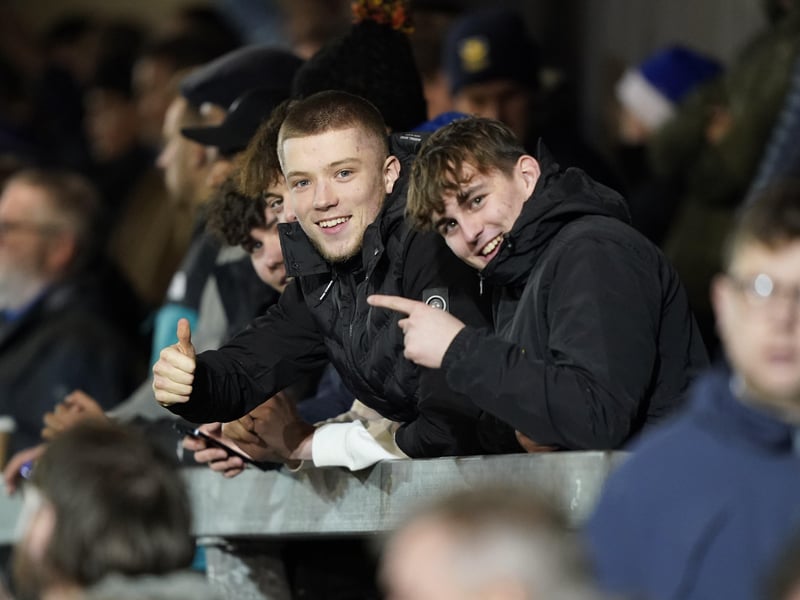 There were many happy faces on show before kick-off but perhaps not as many after the final whistle