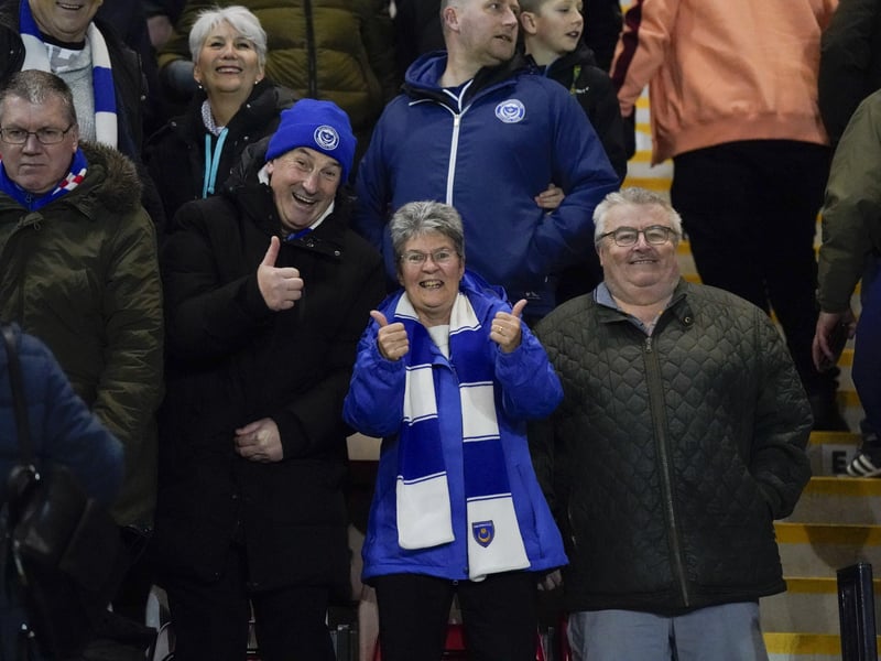 There were many happy faces on show before kick-off but perhaps not as many after the final whistle