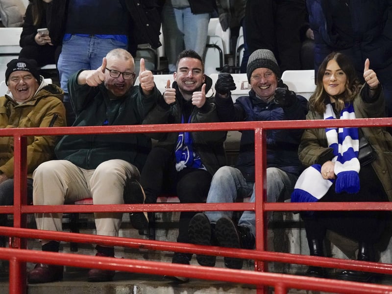 There were many happy faces on show before kick-off but perhaps not as many after the final whistle