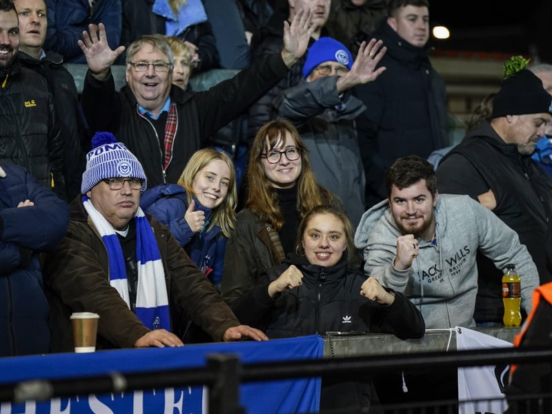 There were many happy faces on show before kick-off but perhaps not as many after the final whistle