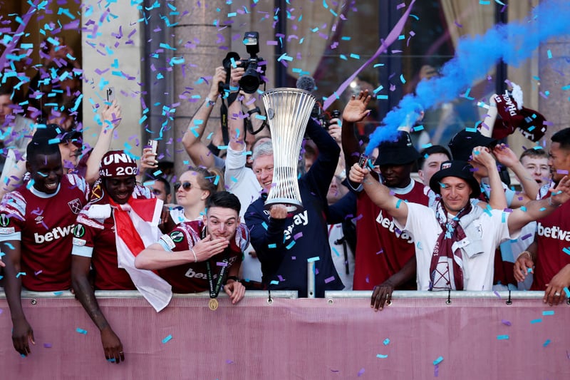 There were “absolute scenes” in east London after West Ham beat Fiorentina on June 7 to win Europa Conference League - their first major trophy since 1980. 