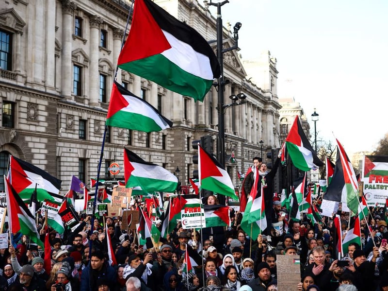 Israel’s response has seen tens of thousands of people killed, with Gaza pummelled by airstrikes and military assaults. Mass protests on the streets of London called for a ceasefire. 