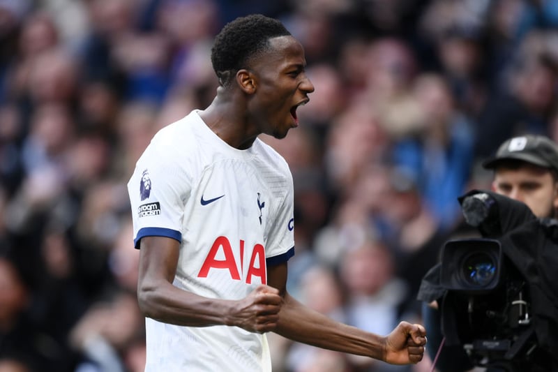 Sarr was given all the time he wanted to shoot and just when it looked like he never would, he slotted it in the bottom left corner. Regular goals for Spurs would take the impressive young Senegalese midfielder to the next level.  (Photo by Justin Setterfield/Getty Images)