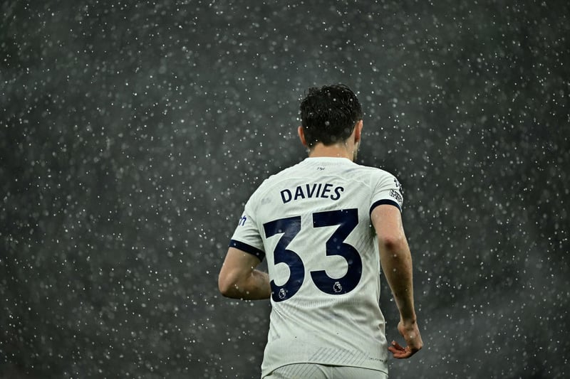 In a game of backs-to-the wall defending, Davies showed the awareness and work rate fans have come to expect. 