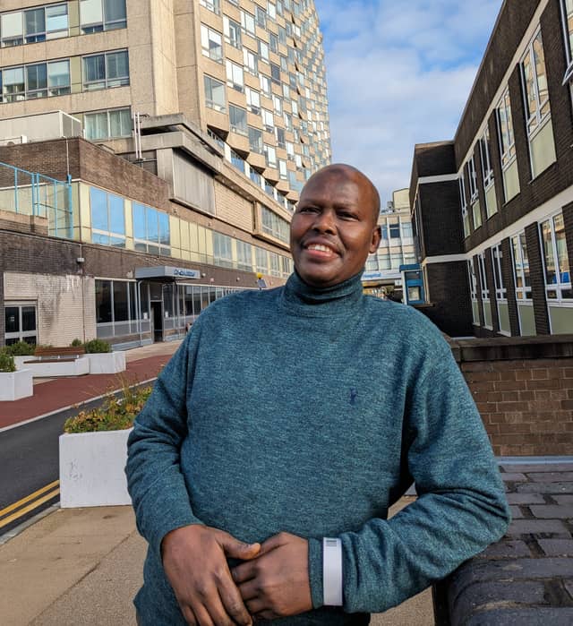 Abdi Farah was given a "lifeline" by a revolutionary new treatment at Sheffield Teaching Hospitals.