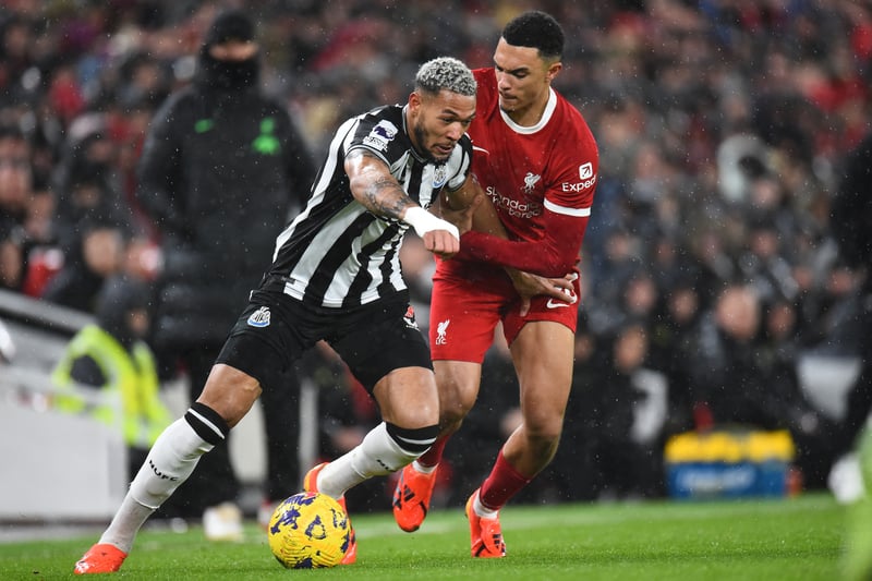 At the heart of plenty of Liverpool's play in the first half and crashed a cross-cum-shot against the woodwork before being booked shortly before the interval. Continued to cause issues afer the break but may have allowed Gordon away too easily for Newcastle's first goal. 