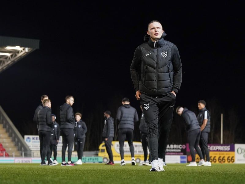 The striker endured a frustrating night at Exeter and was left to rue two first-half chances he missed. With just one goal - from the penalty spot - since his return from injury, Bishop has been getting a bit of flak from certain sections of the Fratton faithful. However, form is temporary, class is permanent.