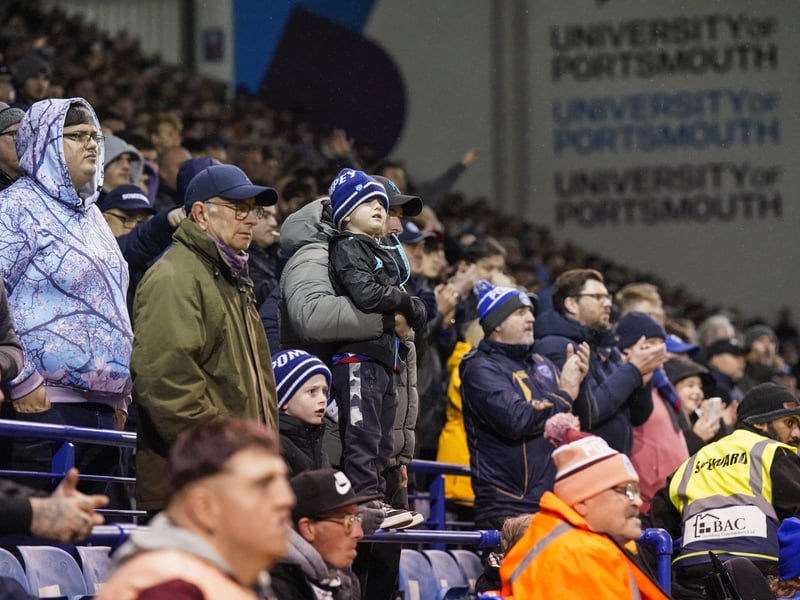 A crowd of 18,891 - including 592 Stevenage fans - witnessed Pompey get off to a winning start to 2024.